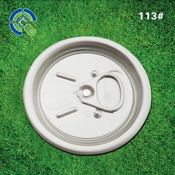 厂家直销啤酒醋饮专用鸿光113饮料盖 铝制易拉盖 工厂价格