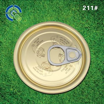出口泰国咖喱酱专用鸿光211马口铁盖 金色全开不锈钢盖子 现货